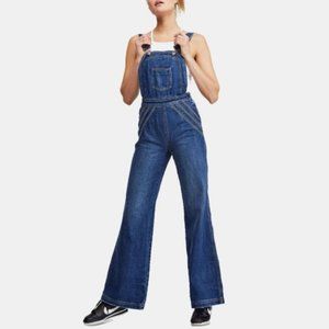 Free People Chasing Rainbows Jeans Overalls. 2, 4